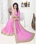 Picture of Enticing Lavendor Georgette Saree