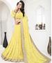 Picture of Ravishing Yellow Georgette Saree