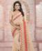 Picture of Excellent Beige Georgette Saree