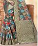 Picture of Fine Grey Designer Saree