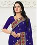 Picture of Exquisite Royal Blue Designer Saree