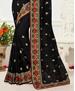 Picture of Pleasing Black Designer Saree