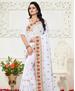 Picture of Gorgeous White Designer Saree