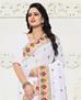 Picture of Gorgeous White Designer Saree