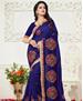 Picture of Shapely Royal Blue Designer Saree