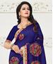 Picture of Shapely Royal Blue Designer Saree