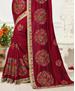 Picture of Lovely Magenta Pink Designer Saree