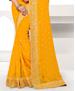 Picture of Sublime Orange Georgette Saree