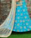 Picture of Graceful Turquoise Blue Lehenga Choli