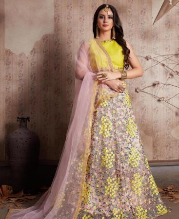 Picture of Splendid Pastel Pink Lehenga Choli