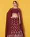 Picture of Graceful Maroon Lehenga Choli