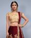 Picture of Fine Maroon Lehenga Choli