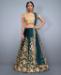 Picture of Good Looking Teal Blue Lehenga Choli