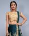 Picture of Good Looking Teal Blue Lehenga Choli