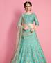 Picture of Sublime Turquoise Blue Lehenga Choli