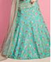 Picture of Sublime Turquoise Blue Lehenga Choli