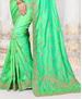 Picture of Pleasing Light Green Silk Saree