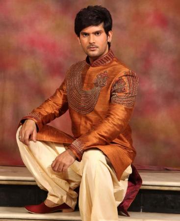 Picture of Radiant Mustard Sherwani