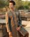 Picture of Superb Rust Green Sherwani