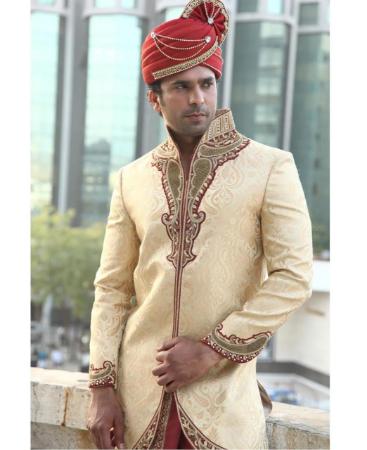 Picture of Grand Golden Sherwani