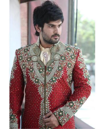 Picture of Ravishing Maroon Sherwani