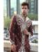 Picture of Ravishing Rust Maroon Sherwani