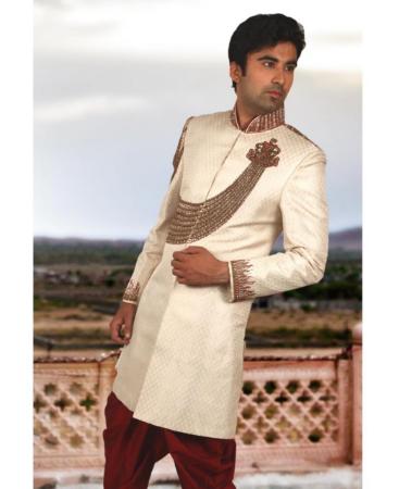 Picture of Marvelous Cream Sherwani