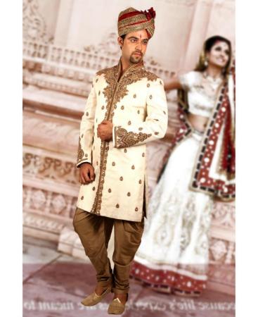 Picture of Lovely Cream Sherwani