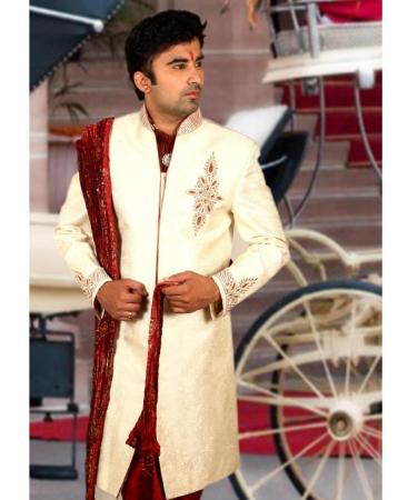 Picture of Classy Straw Sherwani