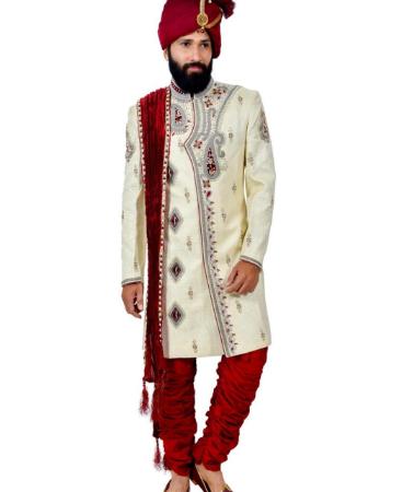 Picture of Excellent Cream Sherwani