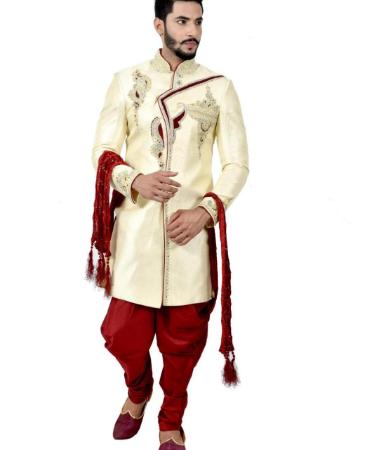 Picture of Resplendent Cream Sherwani