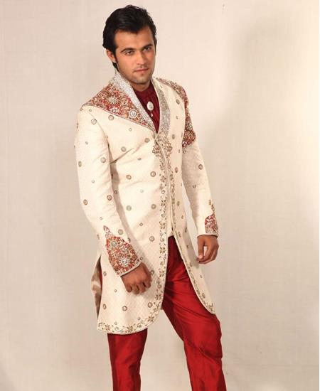 Picture of Gorgeous Cream Sherwani