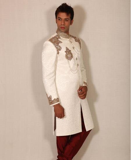 Picture of Superb White Sherwani