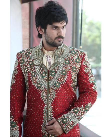 Picture of Ravishing Maroon Sherwani