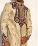 Picture of Resplendent Gold Cream Sherwani