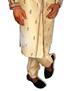 Picture of Resplendent Gold Cream Sherwani