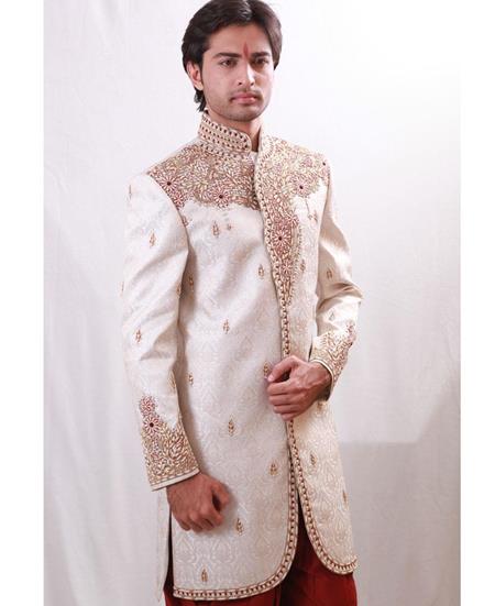 Picture of Splendid Off White Sherwani