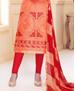 Picture of Ideal Orange Cotton Salwar Kameez