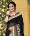 Picture of Graceful Black Georgette Saree