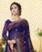 Picture of Magnificent Dark Blue Georgette Saree