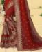 Picture of Well Formed Maroon Georgette Saree