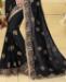 Picture of Well Formed Black Georgette Saree