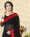 Picture of Delightful Black Georgette Saree