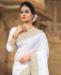 Picture of Charming White Georgette Saree