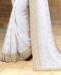 Picture of Charming White Georgette Saree