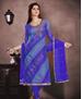 Picture of Charming Blue Straight Cut Salwar Kameez