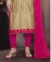 Picture of Pleasing Beige Straight Cut Salwar Kameez