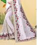 Picture of Classy White Georgette Saree