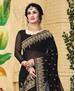 Picture of Sightly Black Georgette Saree