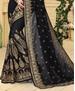 Picture of Sightly Black Georgette Saree